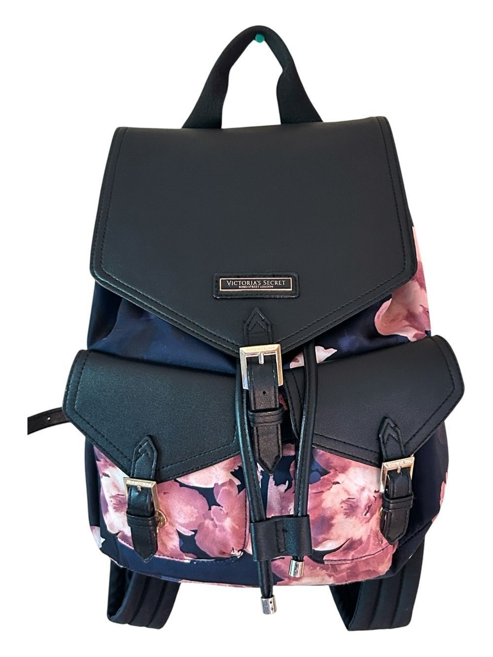 Victoria's Secret Getaway Cargo Backpack Pink Floral Print